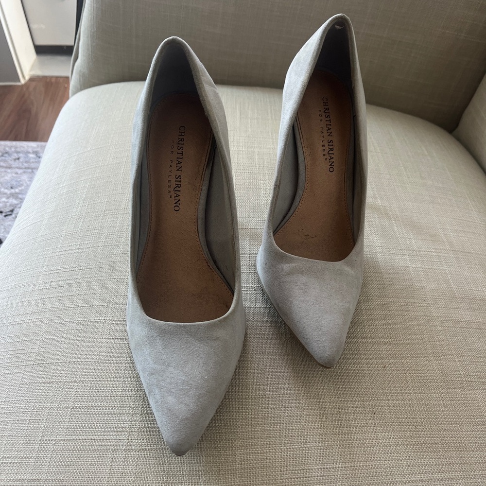 Grey Christian Siraiano Heels